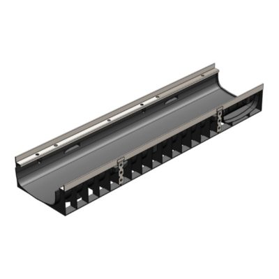 gidrolica super lotok vodootvodny plastikovy art 0821 1 400x400 - Лоток водоотводный Gidrolica Super ЛВ -20x24,6x12 - пластиковый, кл. Е600 (Арт. 0821)