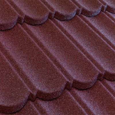 metrotile kompozitnaya cherepica metrobond bordo 400x400 - Композитная черепица Metrotile, коллекция MetroBond – Бордо